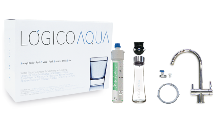 Filtro de agua Lgico Aqua pack 3 Vas